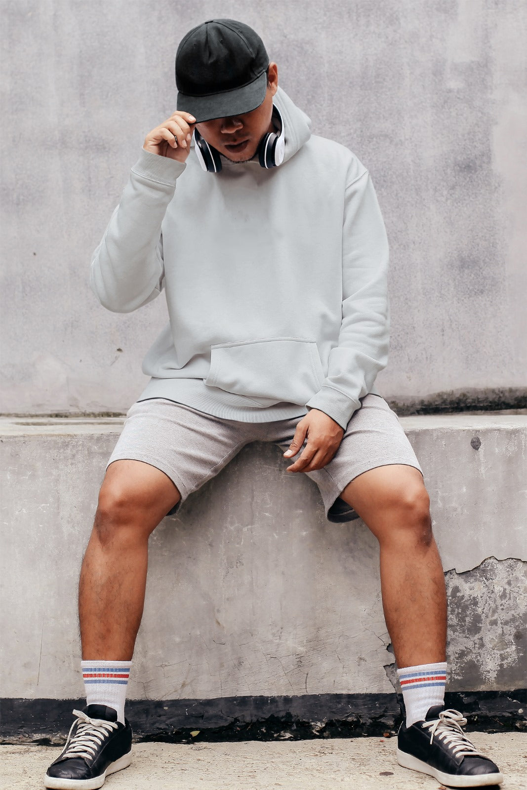 A heavyweight hoodie that provides both warmth and a fashionable look.