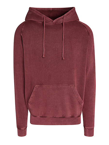 A vintage brick hoodie with a weathered and vintage appearance, perfect for a throwback style.