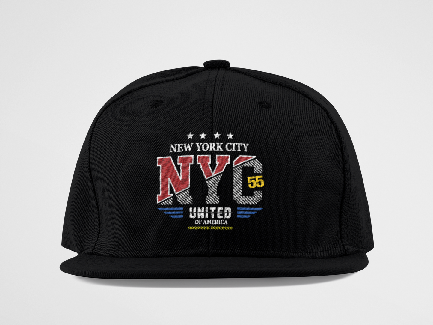 New York City Flat Brim Trucker Hat