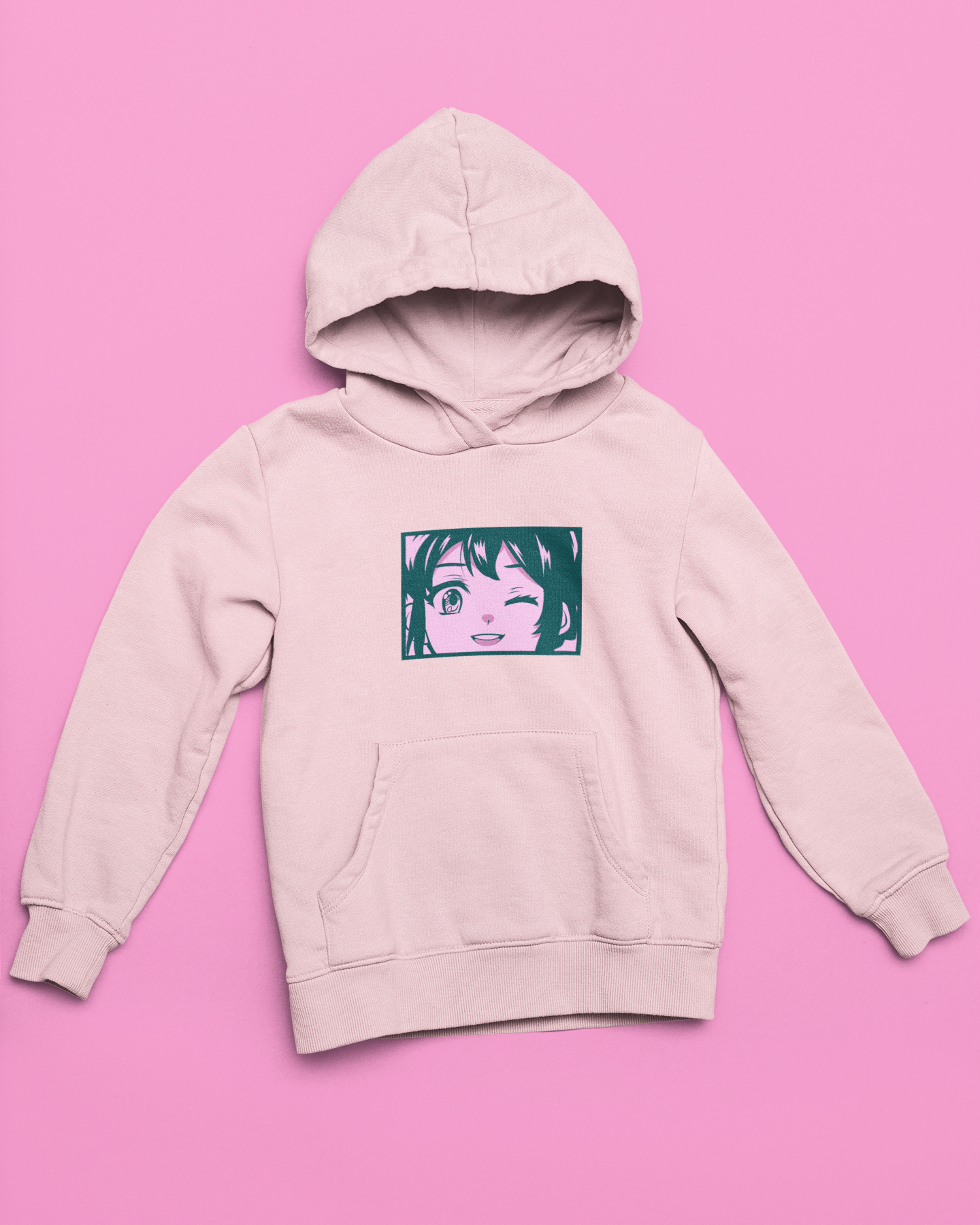Premium quality hoodie with Anime character print