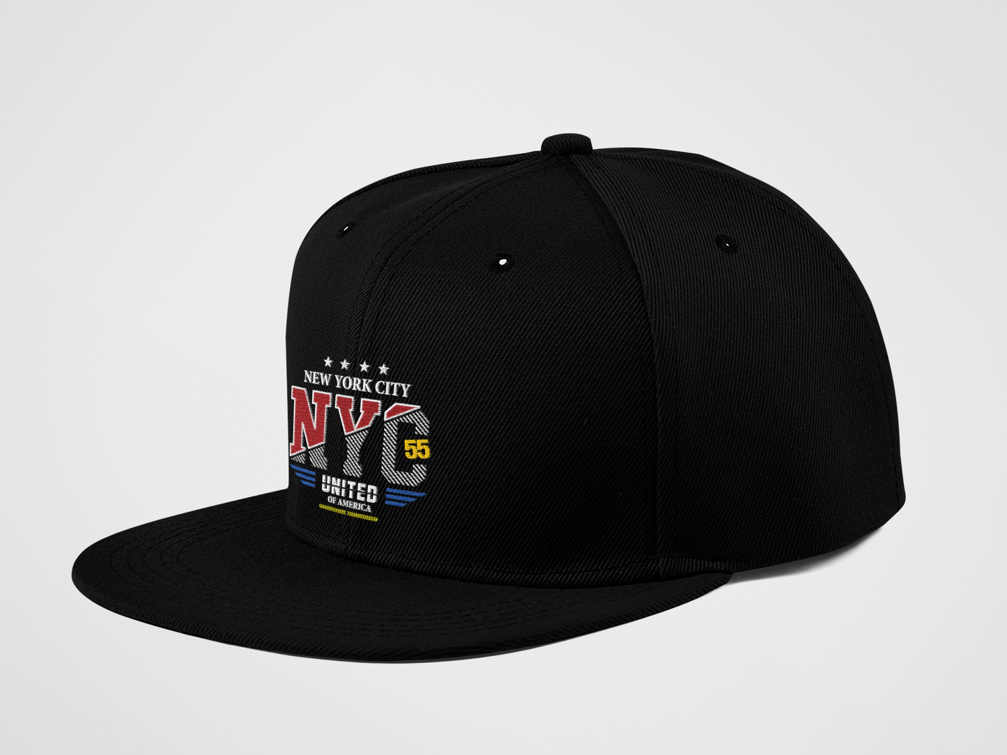New York City Flat Brim Trucker Hat