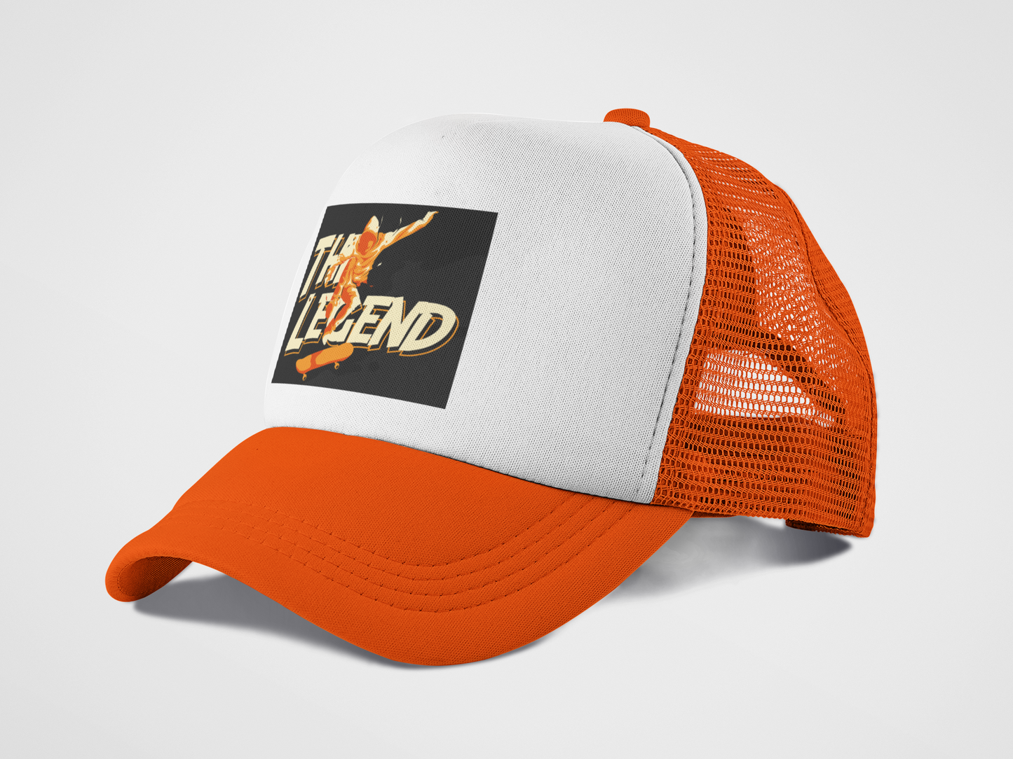 The Legend Graphic Adjustable Unisex Trucker Hat