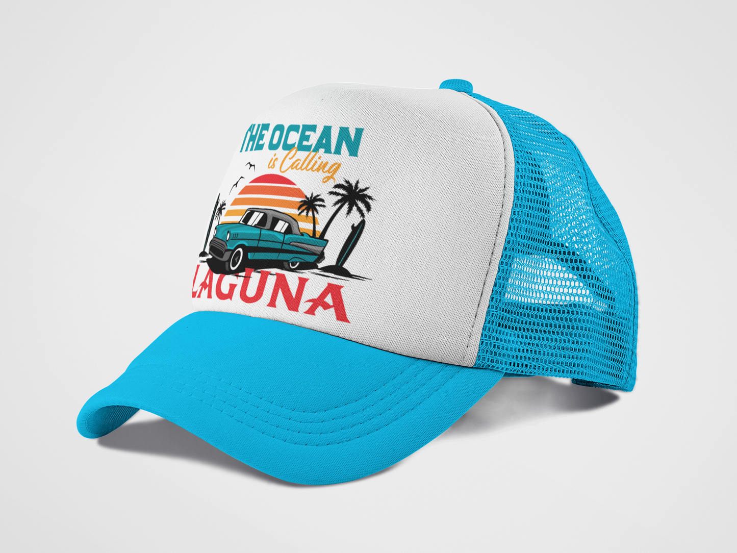 The Laguna Adjustable Unisex Trucker Hat