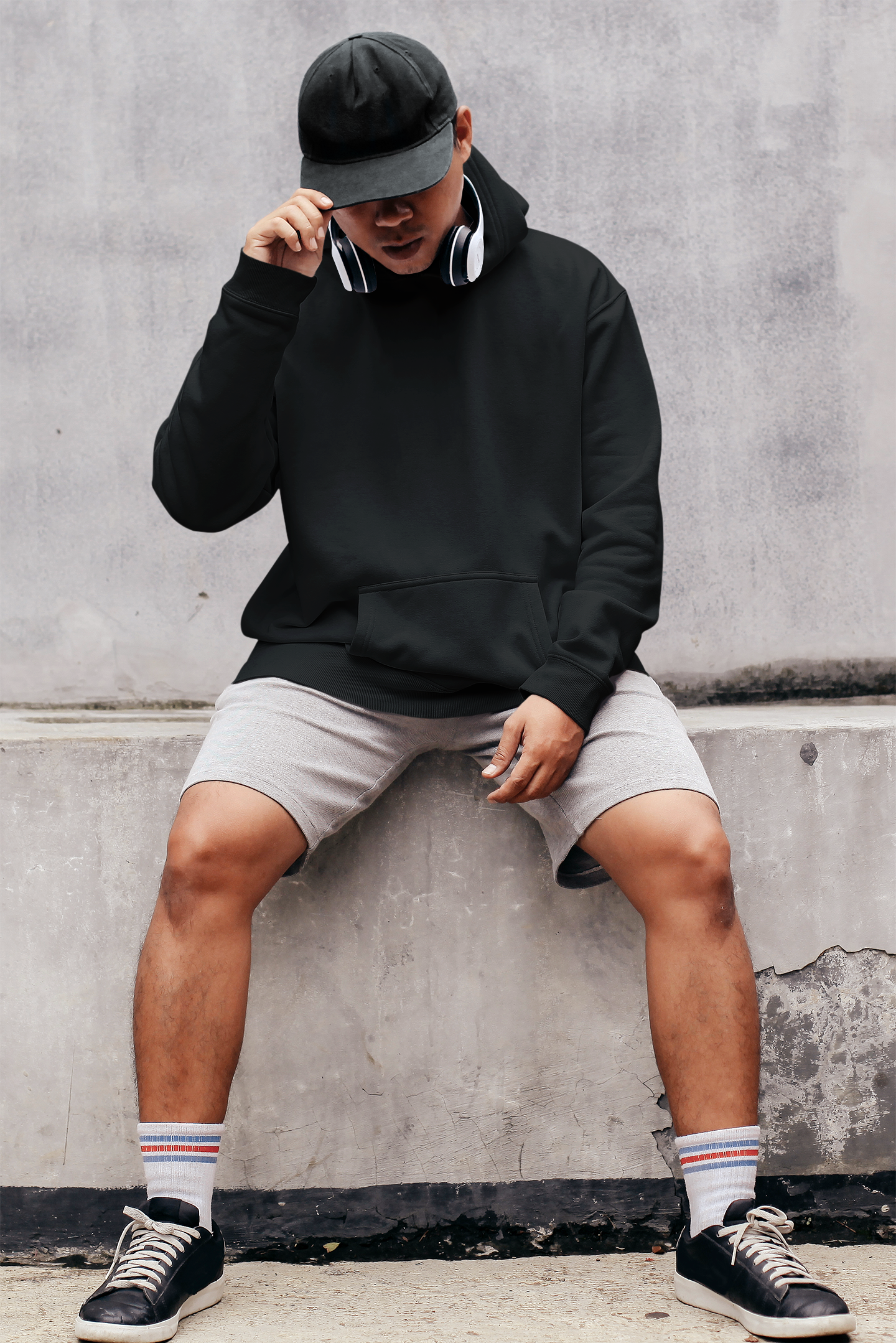 A heavyweight hoodie that provides both warmth and a fashionable look.