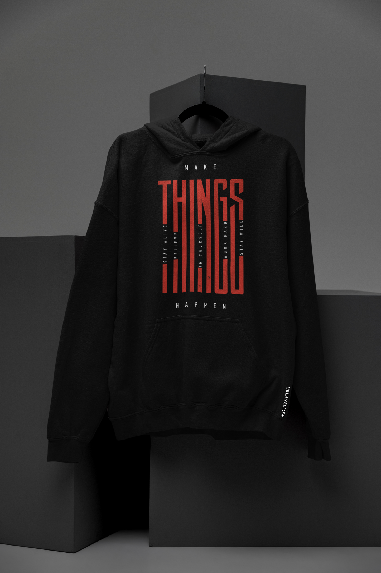 Make Things Happens Heavy Weight Graphic Hoodie