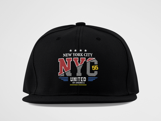 New York City Flat Brim Trucker Hat