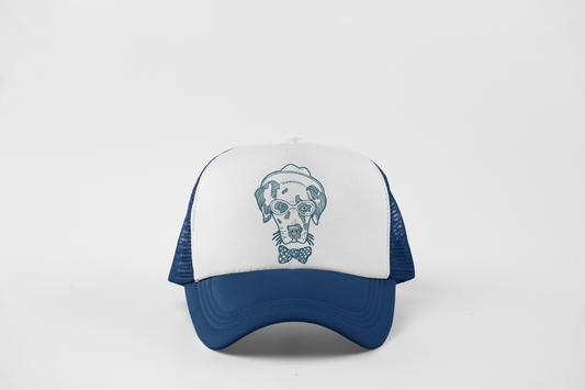 The Cool Dog Graphic Adjustable Unisex Trucker Hat